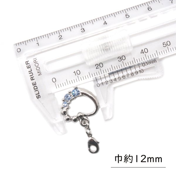画像2: charm02_10 Drop Charm ハート型ドロップチャーム 10個セット (2)